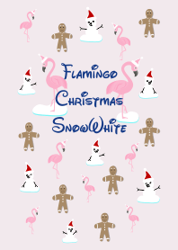 フラミンゴクリスマススノーホワイト