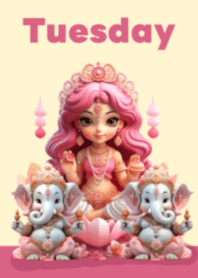 Goddess Lakshmi and Ganesha Tuesday