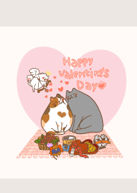 Cat valentine's day