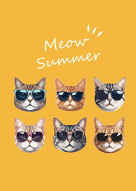 Sunglasses Meow(sunrise yellow)
