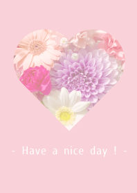 Flowers and hearts -Colorful- 15
