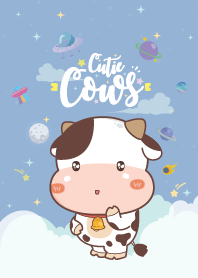 Cows Baby Galaxy Blue