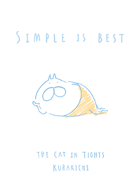 The cat in tights simple drawing theme