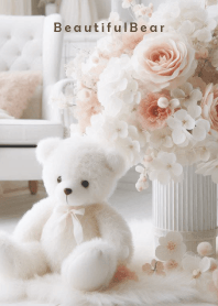 Beautiful Bear-LOVE PINK FLOWER 15
