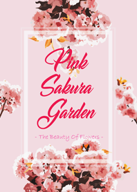 Taman sakura merah muda