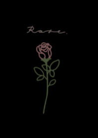 Rose / 黒とピンク.