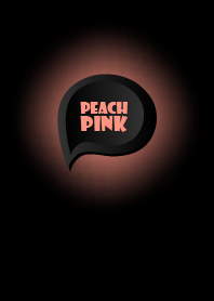 Peach Pink Button In Black