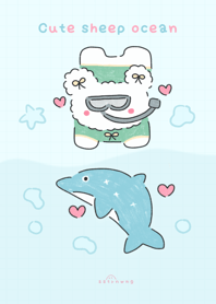 Cute sheep ocean :)