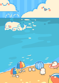 小白鳥:大晴天