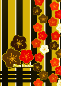 Plum blossoms -Red-
