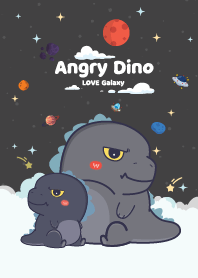 Angry Dino Chic Cloud Black