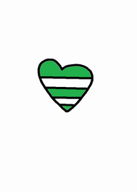 border heart green