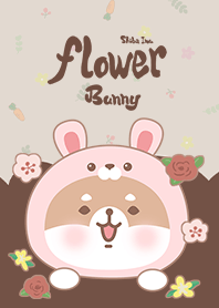 misty cat-(Shiba Inu)Flower Bunny beige