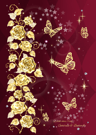 Wish come true,Goldrose & Butterfly Ver8