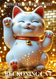 Wealth luck beckoning cat 34