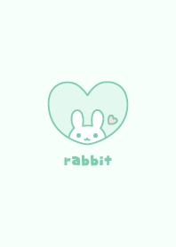 兔子 心 [綠色]