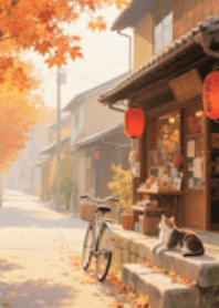 แสงอบอุ่นในวันใบไม้ร่วง