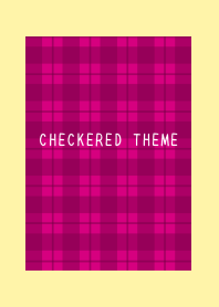 RED CHECKERED THEMEj-LIGHT YELLOW
