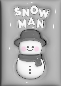 Plump Snowman [black][gray]