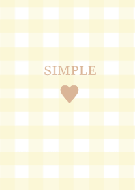 SIMPLE HEART:)check yellow