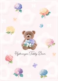 pink Hydrangea and Teddy Bear 05_1