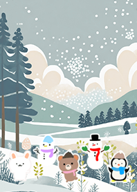 可愛い北欧風着せかえ(Winter-925)