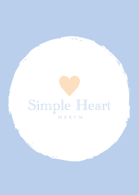Simple Heart Orange -MEKYM-