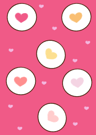 Simple heart icons 24
