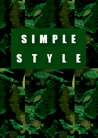 Camouflage style green