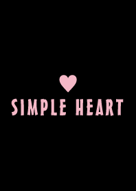 *SIMPLE HEART* BLACK＆PINK