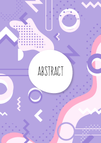 Abstract Geometric Cold Purple