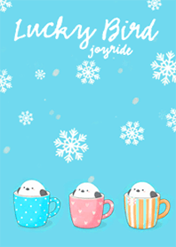 Long-tailed tit and mug light blue_1