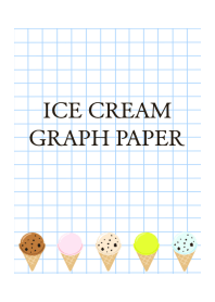ICE CREAM GRAPH PAPER/WHITE