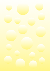 水玉模様 イエロー系 No.1