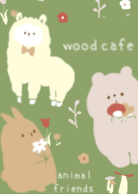 くまさんフラワー　wood cafe