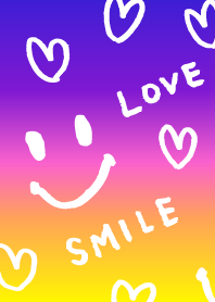 スマイル ラブ ハート-グラデーション3-