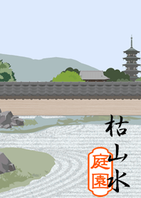 お寺の庭園