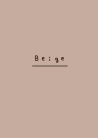 Beige and simple. letter.