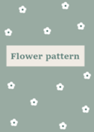 flower pattern #dustygreen(JP)