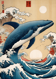 อุกิโยะเอะ - วาฬ 56e9Fa