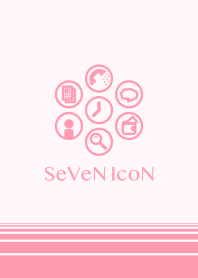SeVeN IcoN <Light pink/Peach pink>