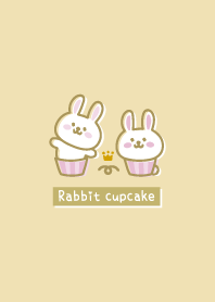 Rabbit cupcake <Crown> yellow