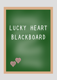 LUCKY HEART BLACKBOARDj-GRAY