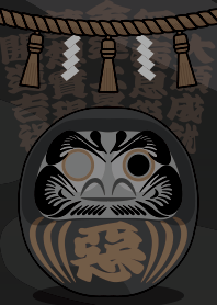 BLESSING DARUMA 2.0 DARK BLACK EDITION