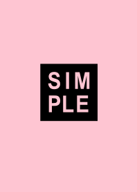 シンプルシール(ブラック ピンク)V.10