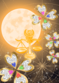 moon and clover orange libra 2023