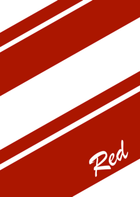 Simple Red & White No.3