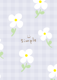 Check pattern flower garden7 from Japan