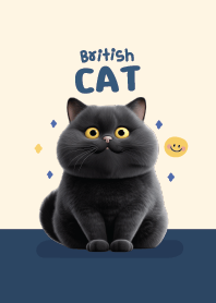 It's Cat Black : British Shorthair