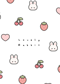 Rabbit Strawberries (pattern) 01.